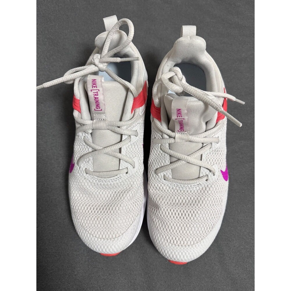 Nike Women's Legend Essential White/Orange/Pink CDO 212-005  US Size 7